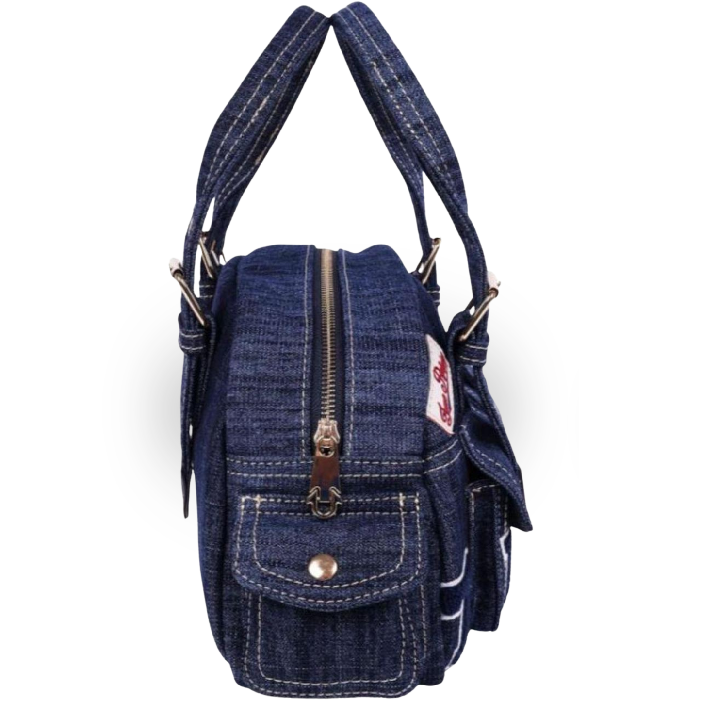 Indigo Patchwork Handbag