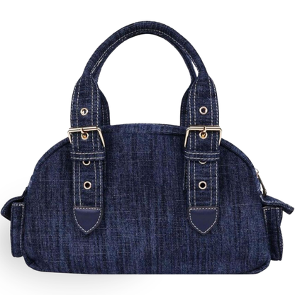 Indigo Patchwork Handbag