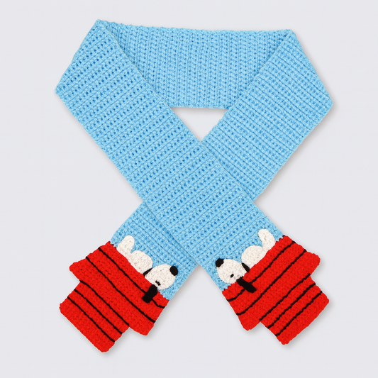Crochet Snoopy Scarf